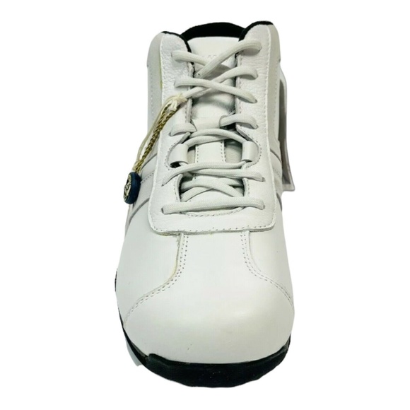 Dolomite Hand Made Italy White Leather Sneaker Shoe Mens 8 C - Picture 5 of 6